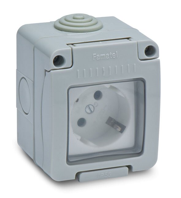 Pz.base Famatel 19068 tt lateral est. 16a-250v