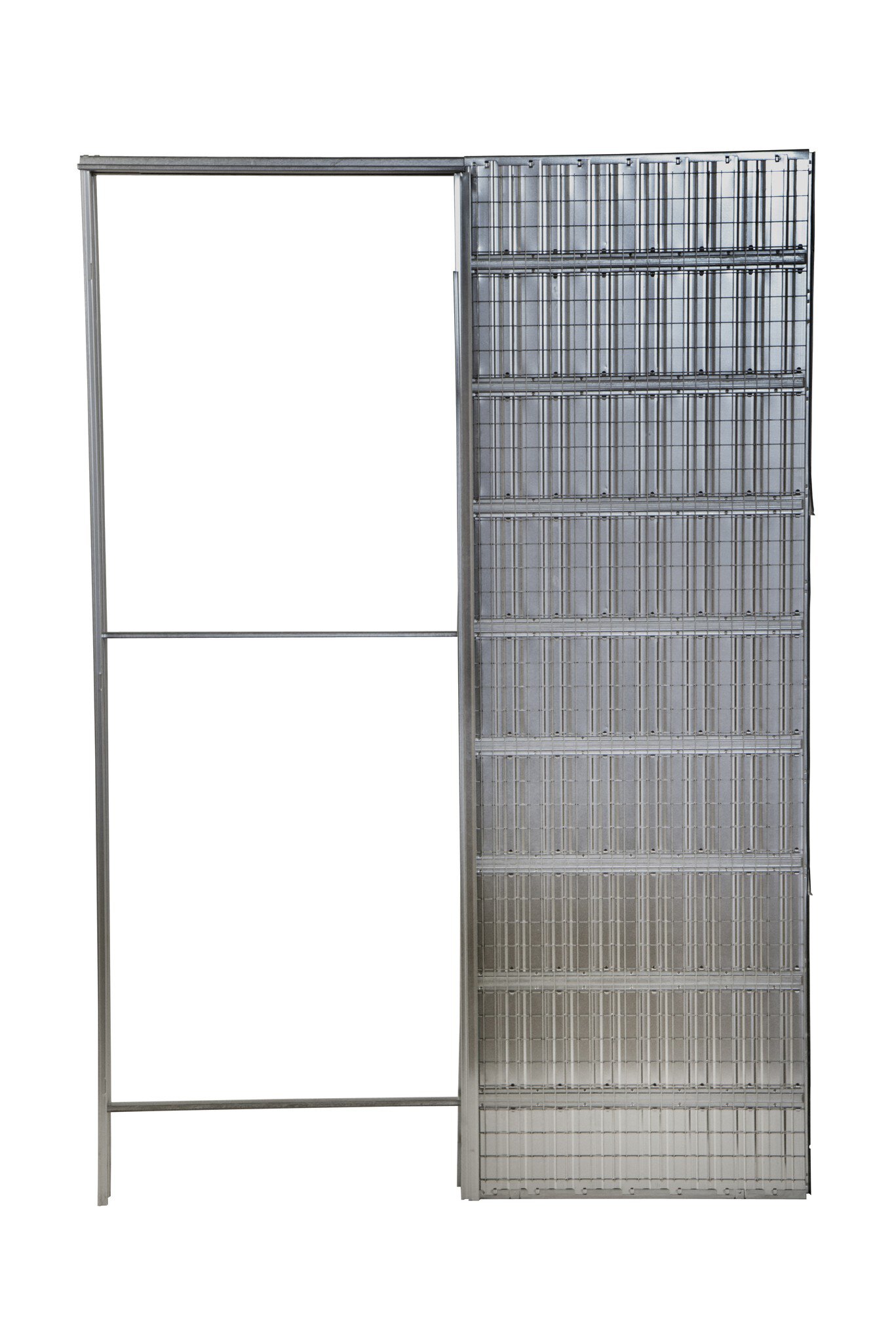 Estruct.correderas new space 800 x 2020 x 100 pared placa yeso