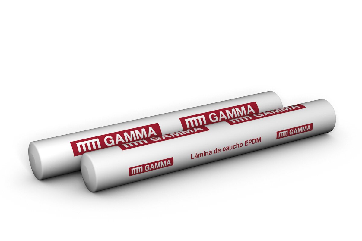 Rollo Lámina GAMMA impermeabilizante EPDM espesor 1.2 mm 1.5x20m (30m2)
