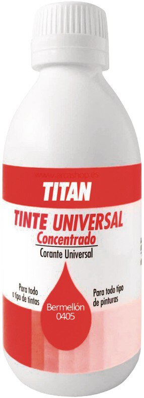 Bote Titan tinte universal bermellón 50ml