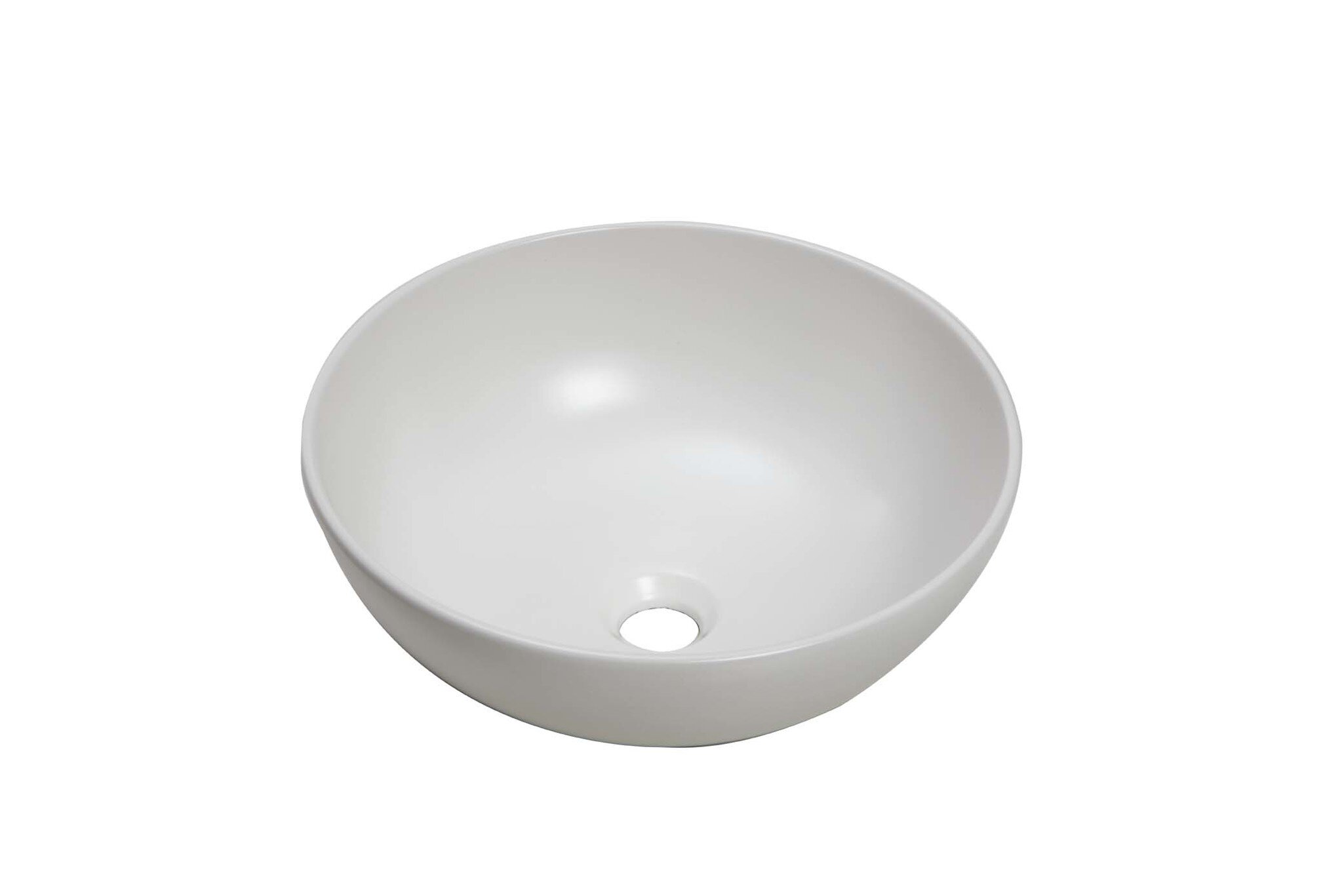 Lavabo Baho Ovo diam.40 blanco mate