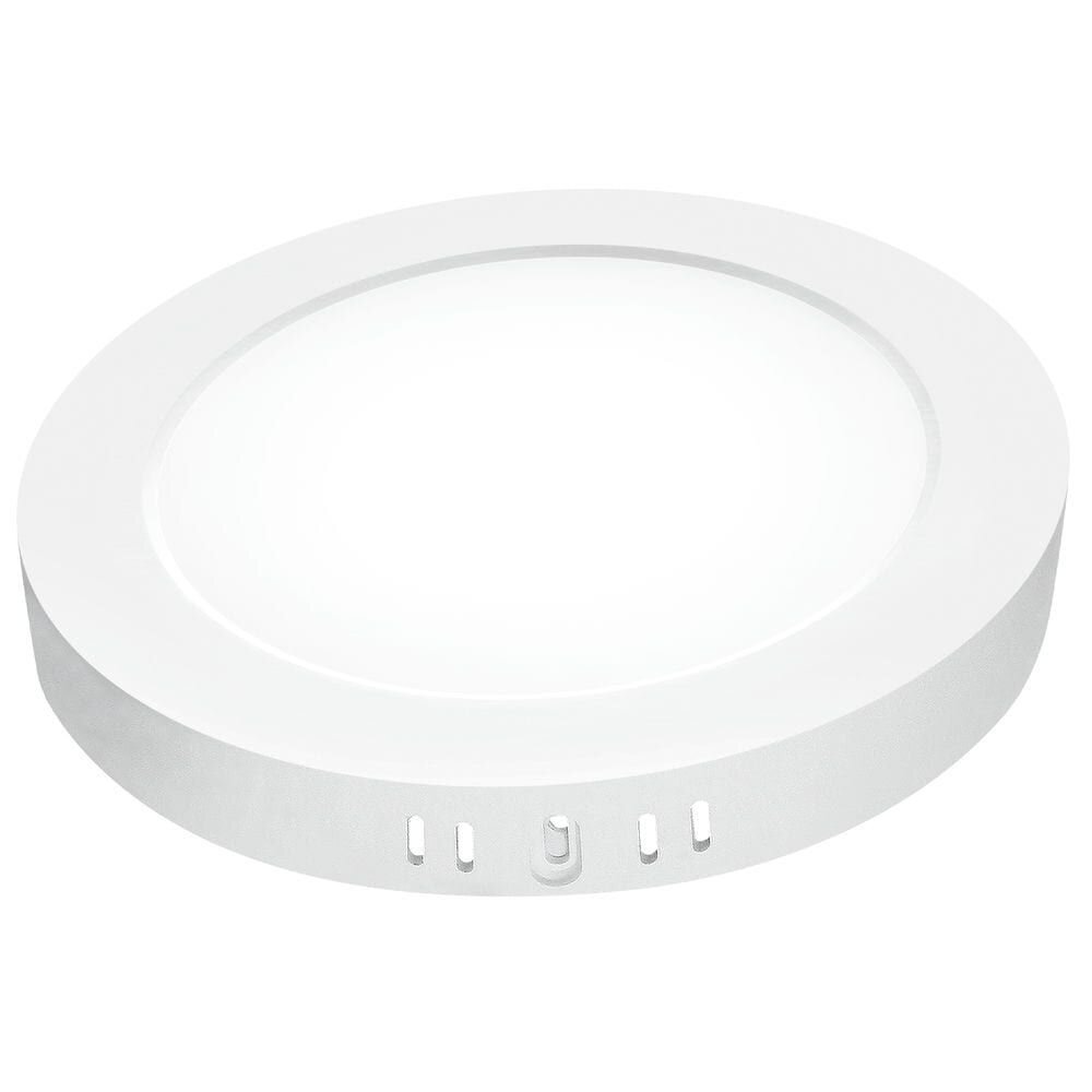 Pz. Matel downlight led para superfície redondo blanco 18w luz fría